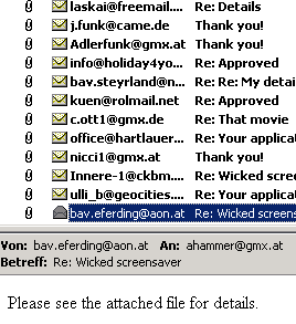 Achtung bei diesen Mails