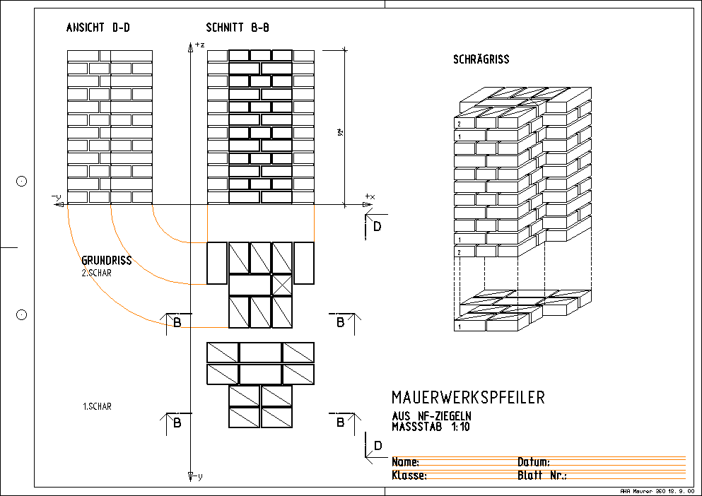 Pfeiler 1, Lösung