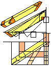 Beispiel 4, ungleiche Dachneigung