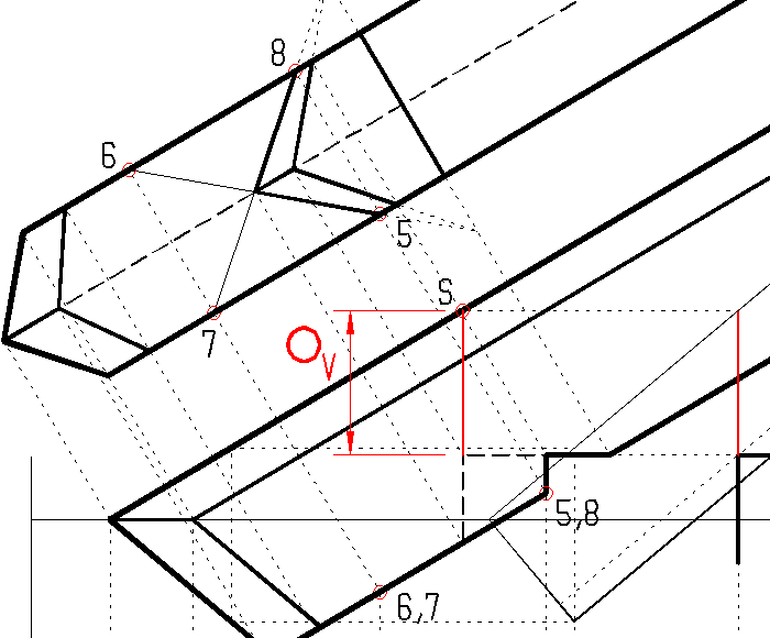 Detail Gratsparrenhöhe 24cm