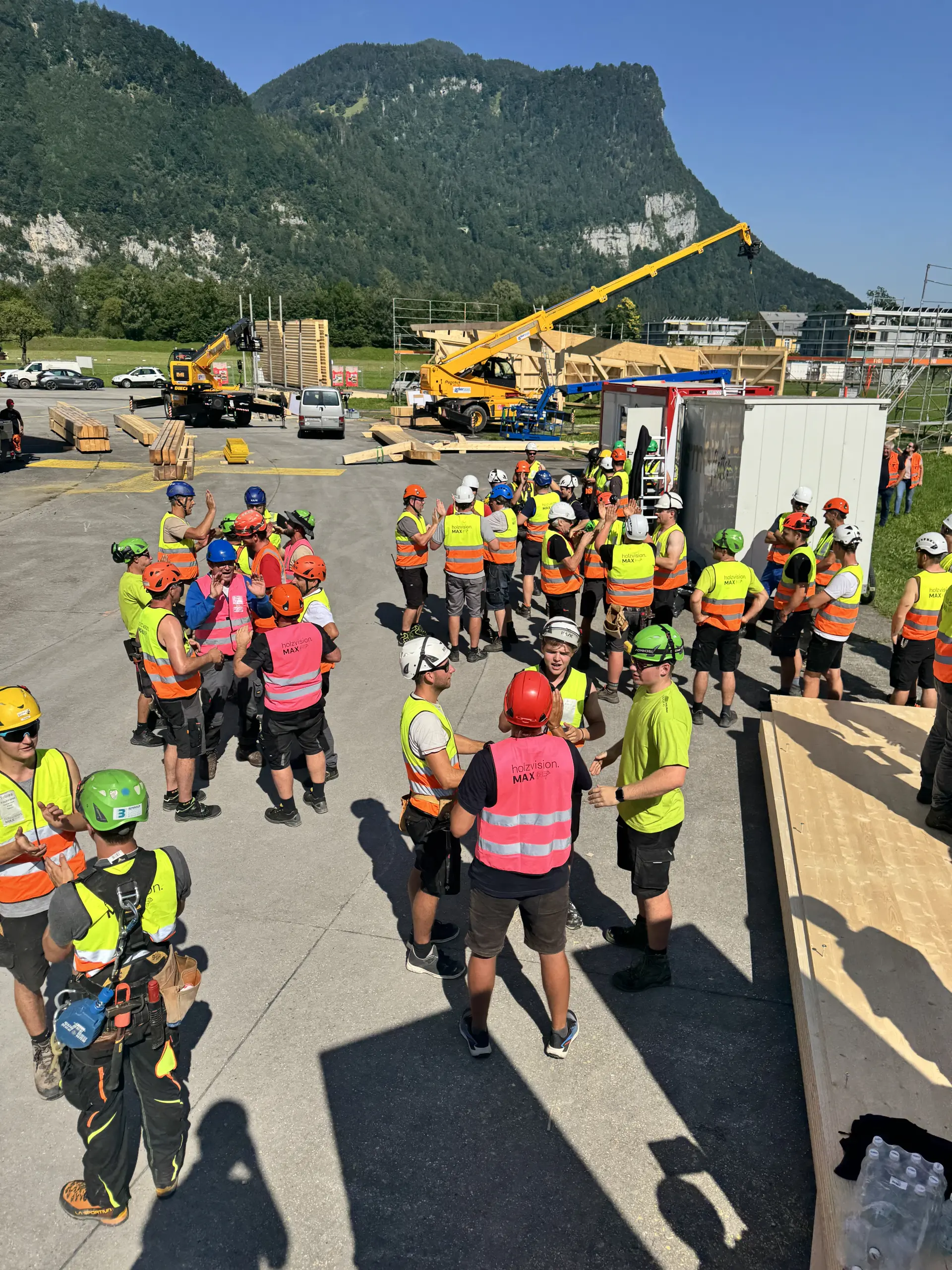 Richtfest Holz Muni Max