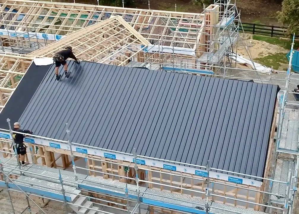 Die "Roofer" bei der Arbeit