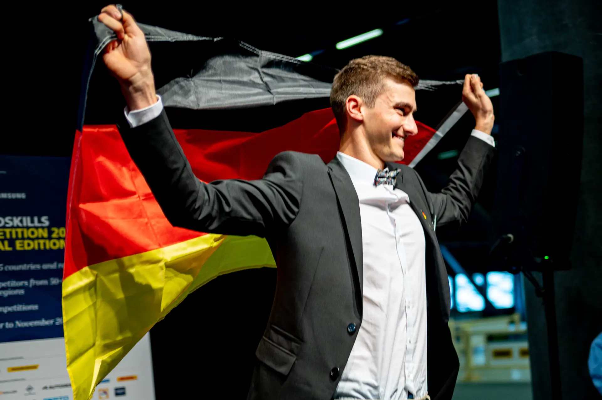 Philipp Kaiser - Silbermedaille bei den WorldSkills Special Edition in Basel 2022 (Foto: Holzbau Deutschland)