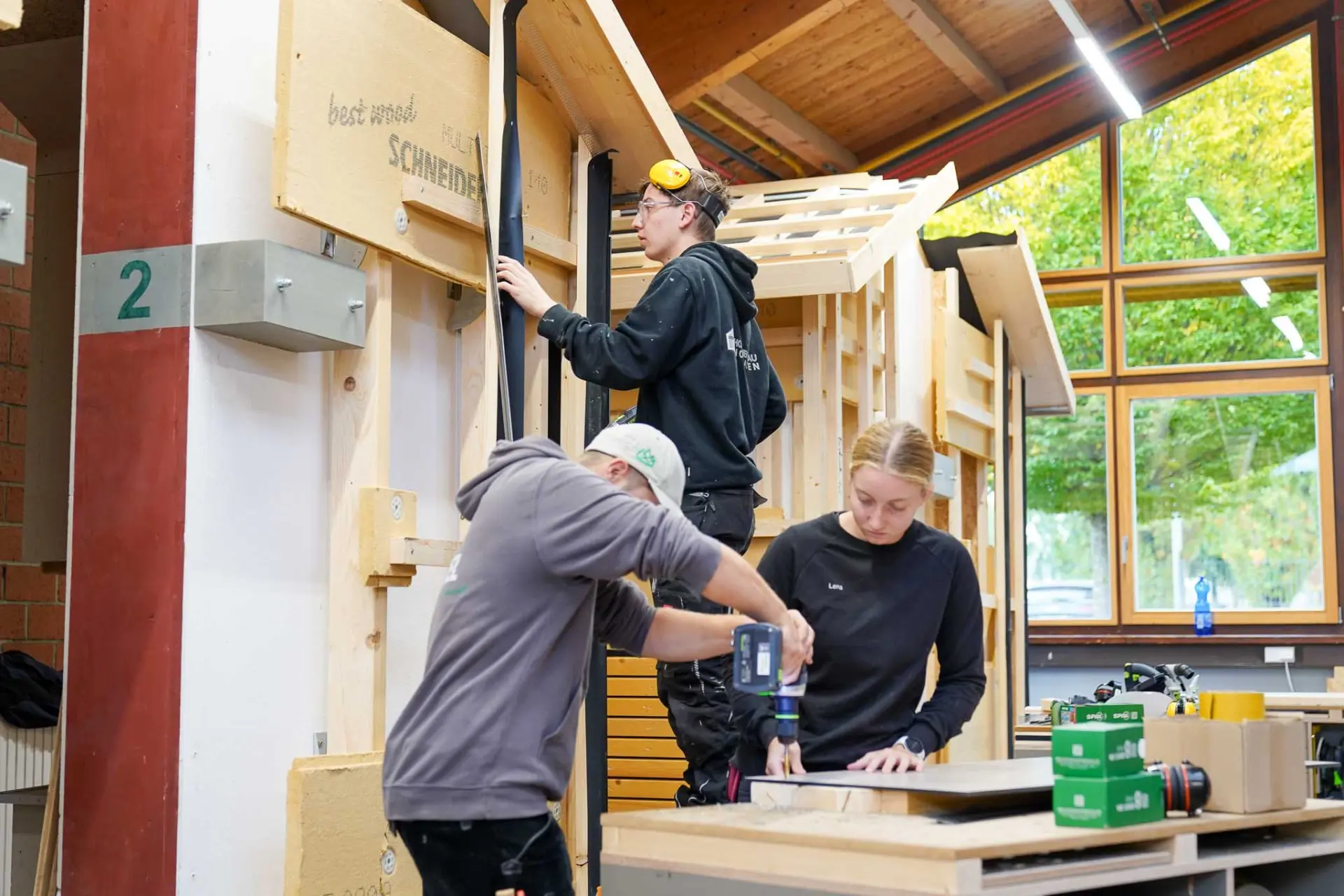 Fassadenkurs: Bildungszentrum Holzbau Biberach