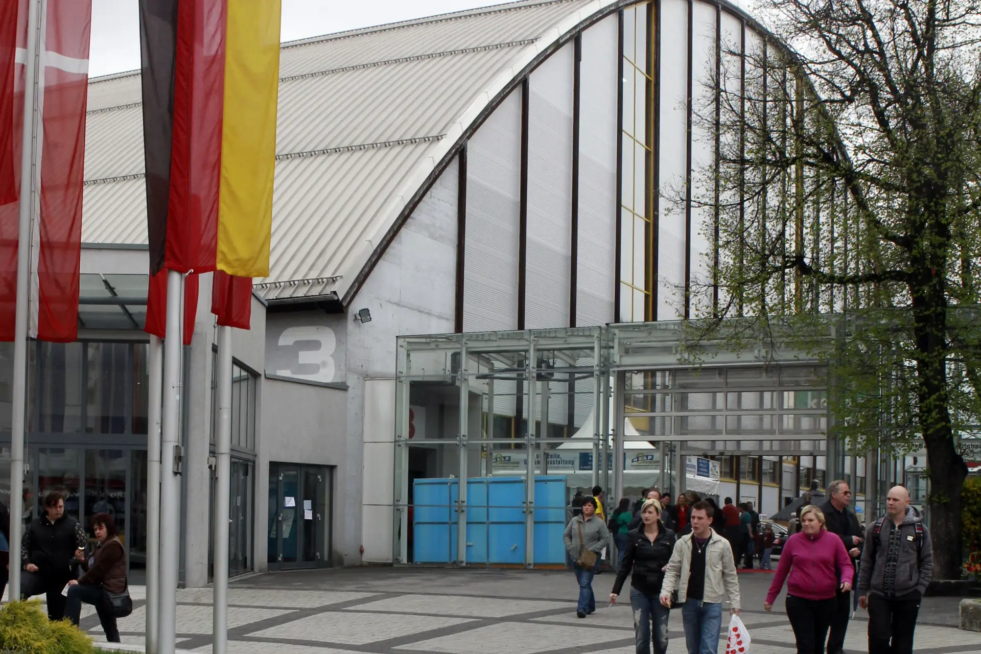 Die Messehalle heute
