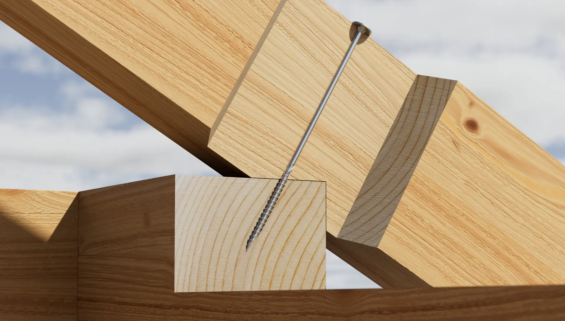 Neue T-FAST Plus Holzbauschraube für den konstruktiven Holzbau