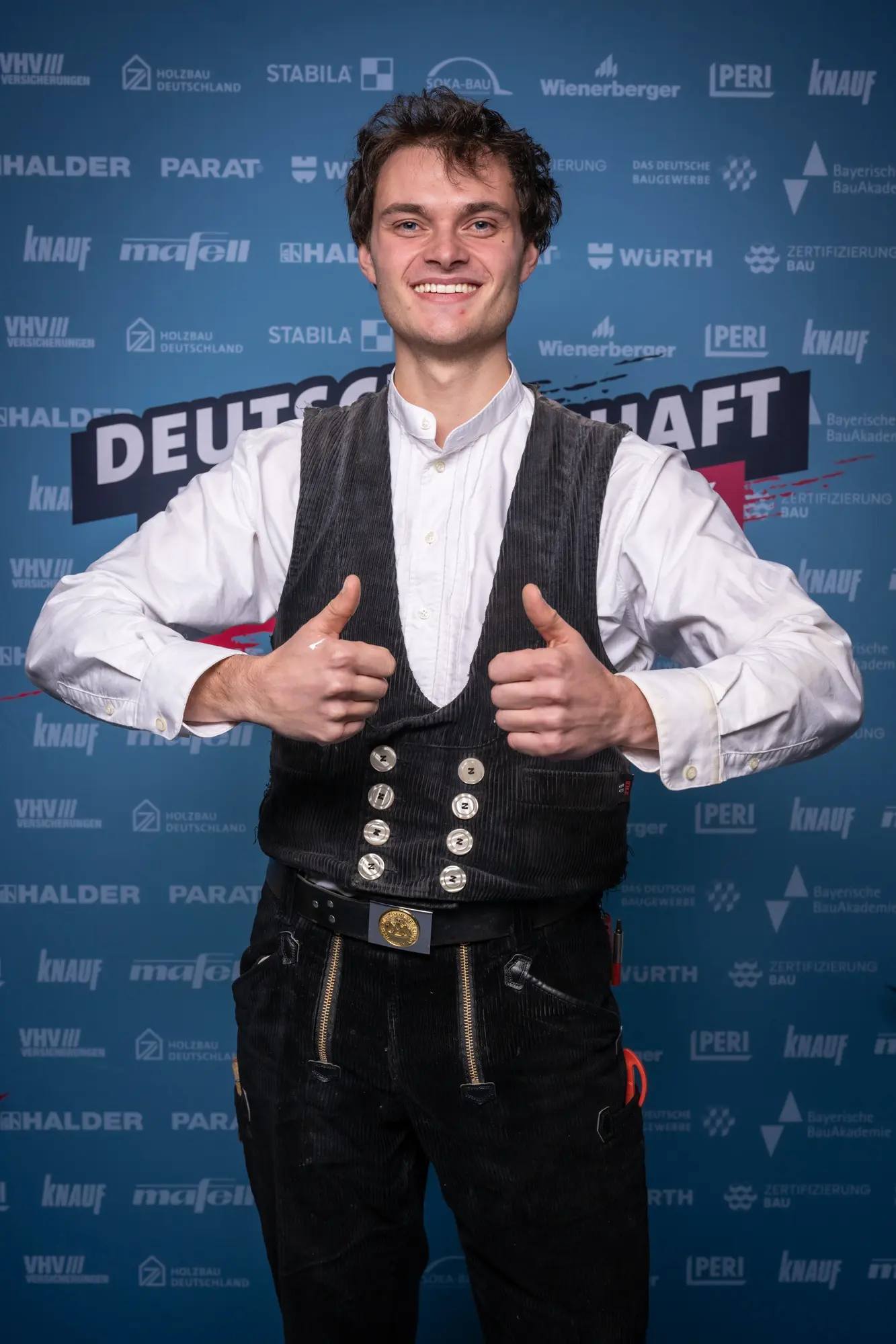 Ludwig Benz ist der beste Zimmerer. (Foto: ZDB-Claudius Pflug)