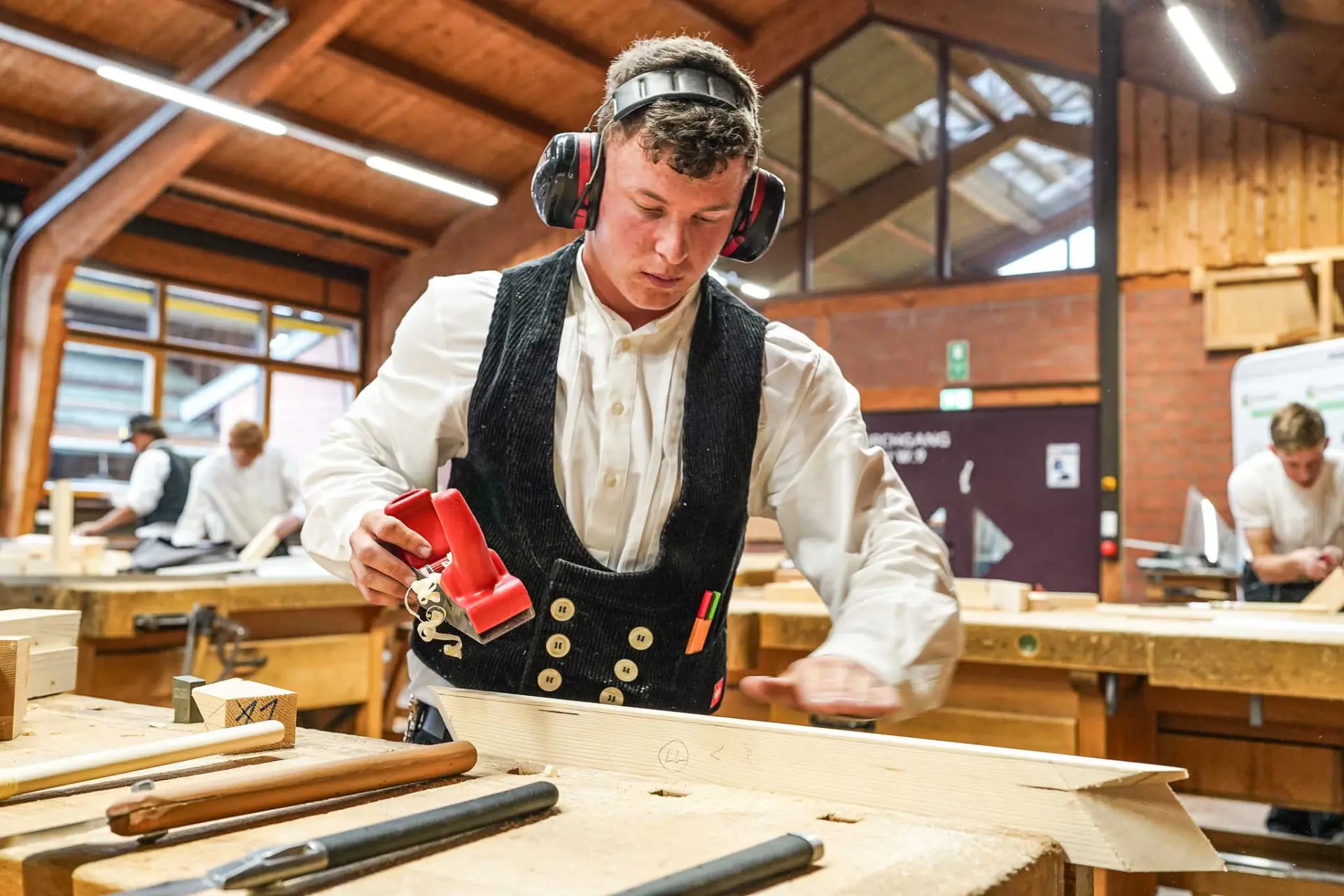 Der Zweitplatzierte Felix Armbruster.
Foto: Bildungszentrum Biberach
